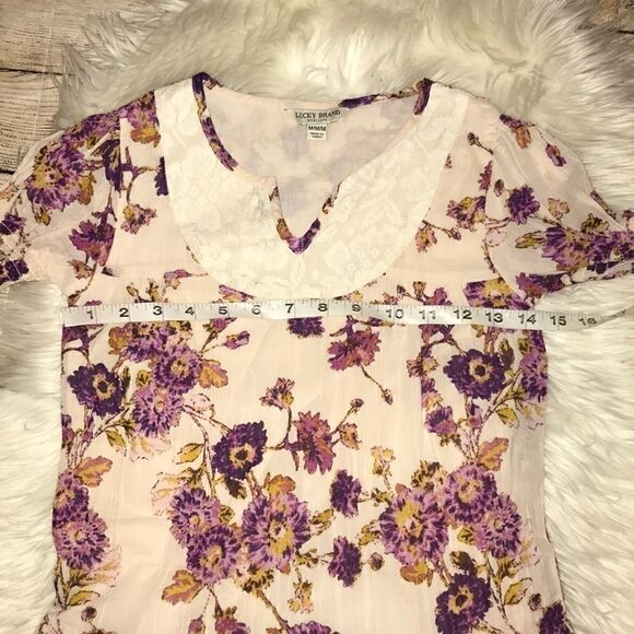 Lucky Brand Charlene Floral Drop Waist Dress - Picture 4 of 6